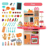 Cocina Cocinita Infantil Luz, Sonido, Vapor, Agua  65 Acc