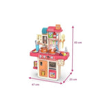 Set Cocina Cocinita Infantil Luz Sonido, Agua Y Vapor 42